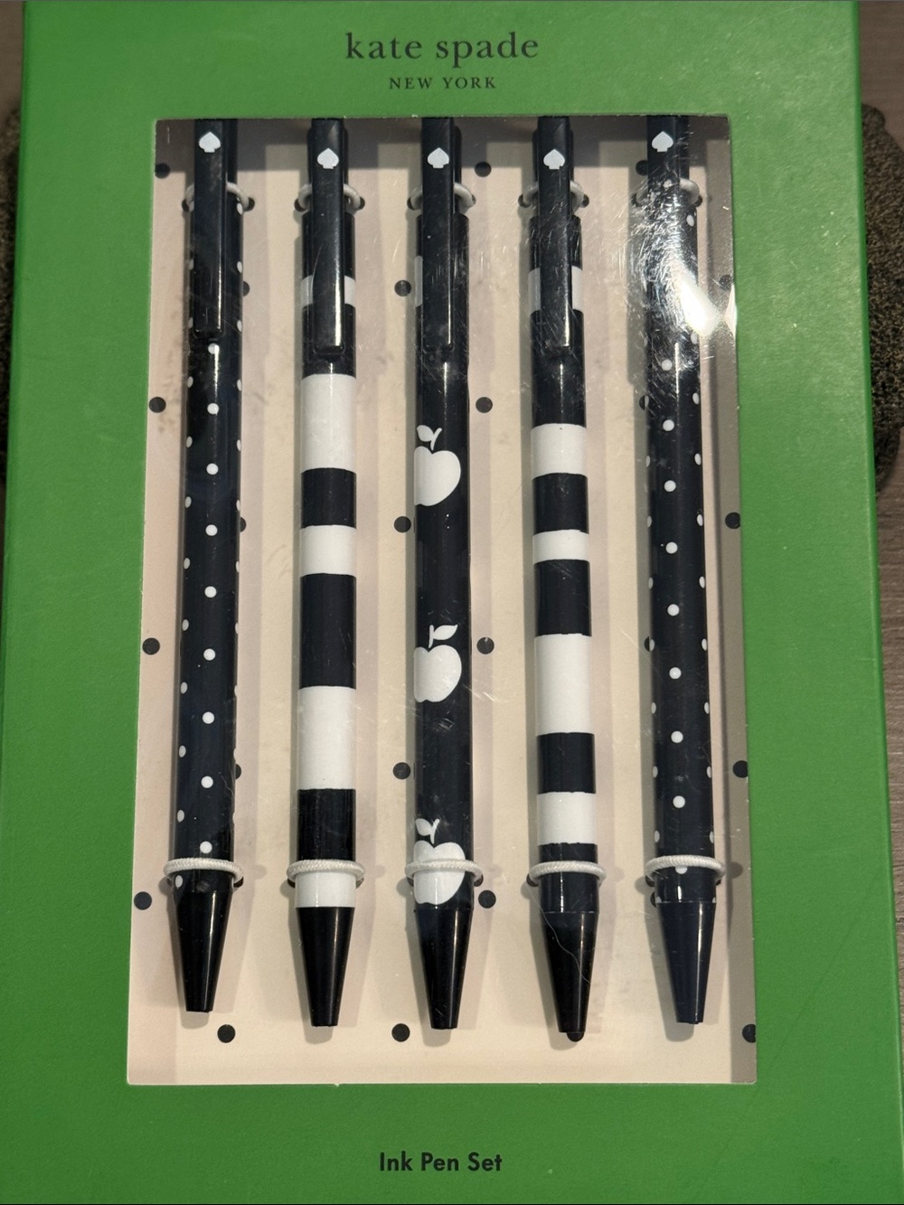 kate spade New York Black & White Ink Pen Set